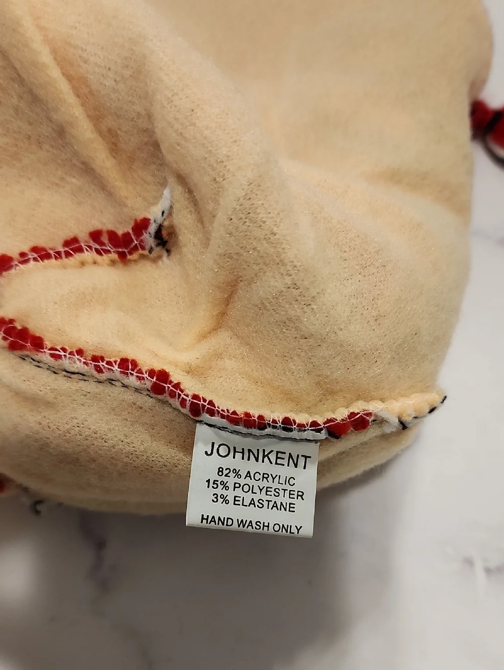 Johnkent Winter Red & White Hat Brand New